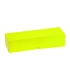 Yellow rectangular box for 7 macarons  215x70mm H50mm