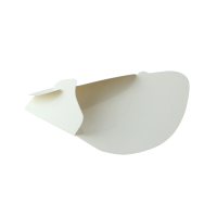 Pochette crêpe triangulaire en carton blanc  60mm  H185mm