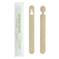 Easy wooden chopsticks wrapped by pair