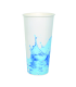 "Splash" design paper cup for cold drink  H170mm 550ml