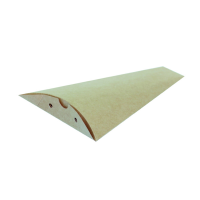 Triangular kraft cardboard crepe box    H160mm