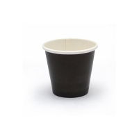 Black paper cup for hot and cold foods
