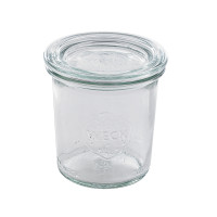 Weck glazen pot met glazen deksel  H69mm 140ml