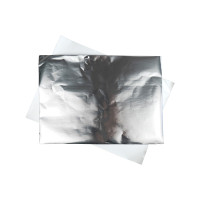 Aluminium en wit voedselpapier 250x350mm