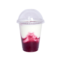 Clear PET plastic cup  H98mm 250ml