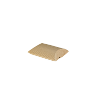 Corrugated Kraft/brown hot panini/croque monsieur box  130x145mm H55mm