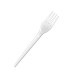White PS plastic fork 168