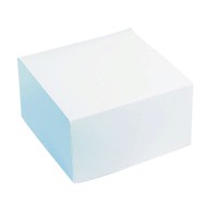 White cardboard pastry box 160x160mm H50mm
