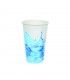 "Splash" design paper cup for cold drink  H133mm 450ml