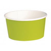 Saladeschaal "Buckaty" van groen karton 900ml 150mm  H75mm