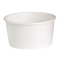 Saladeschaal "Buckaty" van wit karton  H75mm 900ml