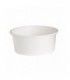 "Buckaty" round white cardboard salad bowl 635ml 150mm  H60mm