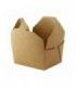 Kraft cardboard meal box  215x160mm H50mm 1000ml