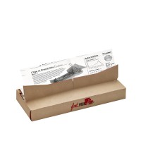 Greaseproof white paper with newsprint design in dispenser box  350x270mm