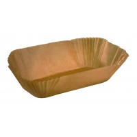 Oval kraft greaseproof paper baking case  360x250mm H75mm