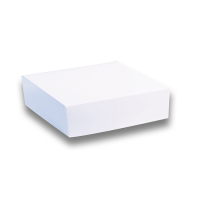 White cardboard pastry box