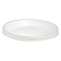 Clear PP plastic flat lid   H10mm