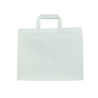 White paper carrier bag  320x200mm H250mm