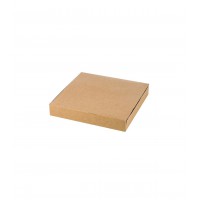 Kraft brown cardboard pastry box 320x320mm H50mm