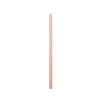 Wooden coffee stirrer with rounded end