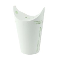 Cardboard cup with integrated lid   H105mm 375ml