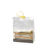 Clear PP SOS bag with flat bottom  140x65mm H170mm